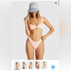 Pink Geometric Bikini Set
